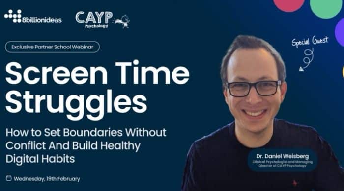Screen Time Struggles 8BillionIdeas CAYP Psychology Daniel Weisberg