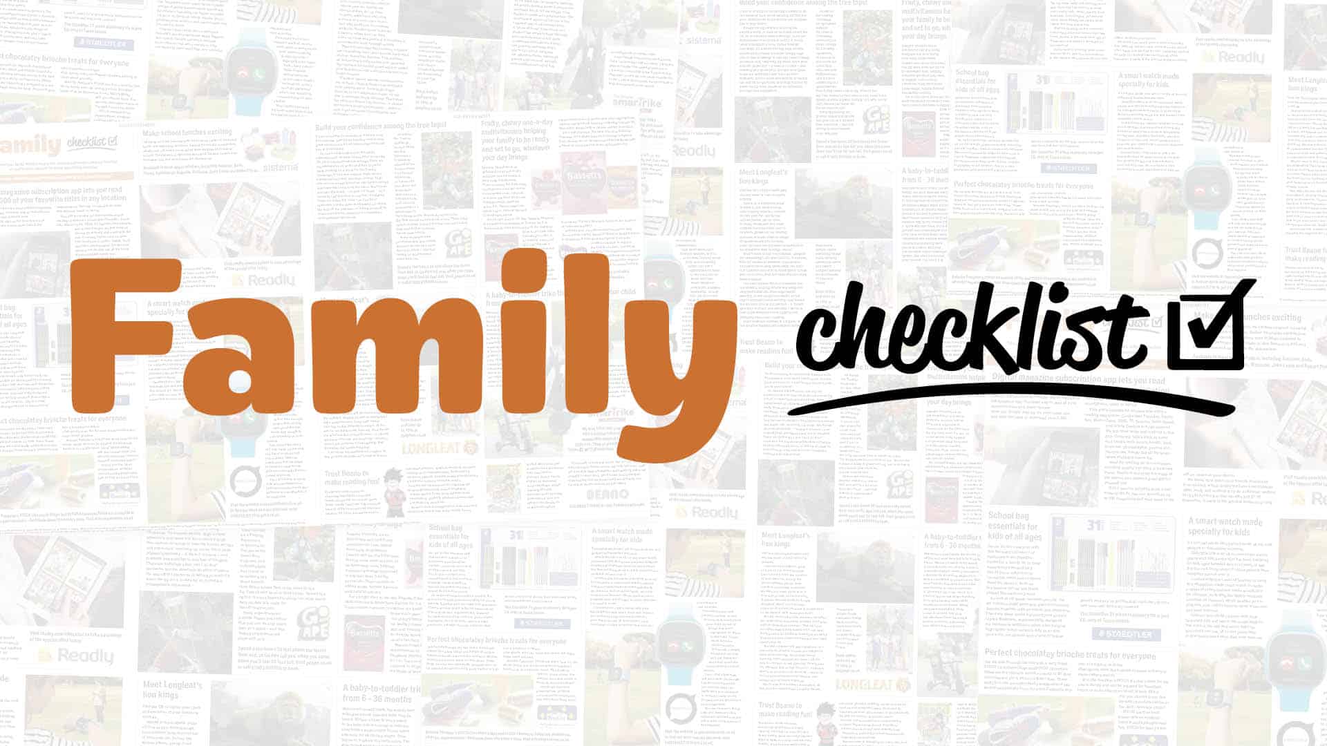Family Checklist CAYP Psychology The Guardian