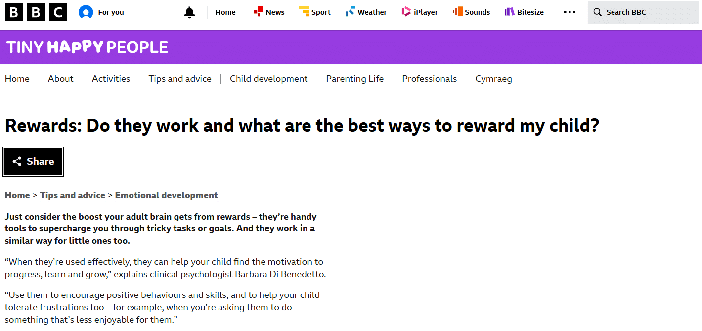 Tiny Happy People Article Barbara Di Benedetto CAYP Psychology